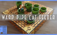 Warp Pipe Cat Feeder
